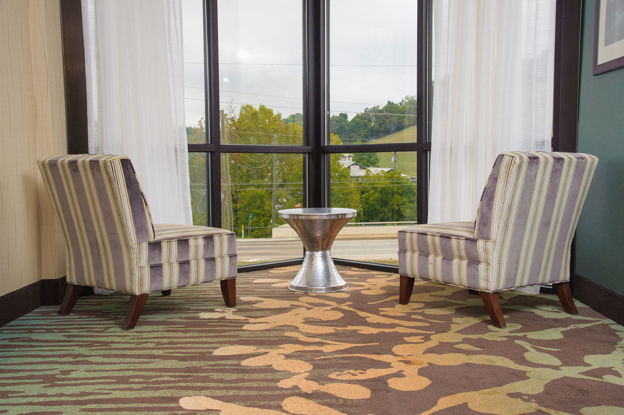 2 chairs in our foyer